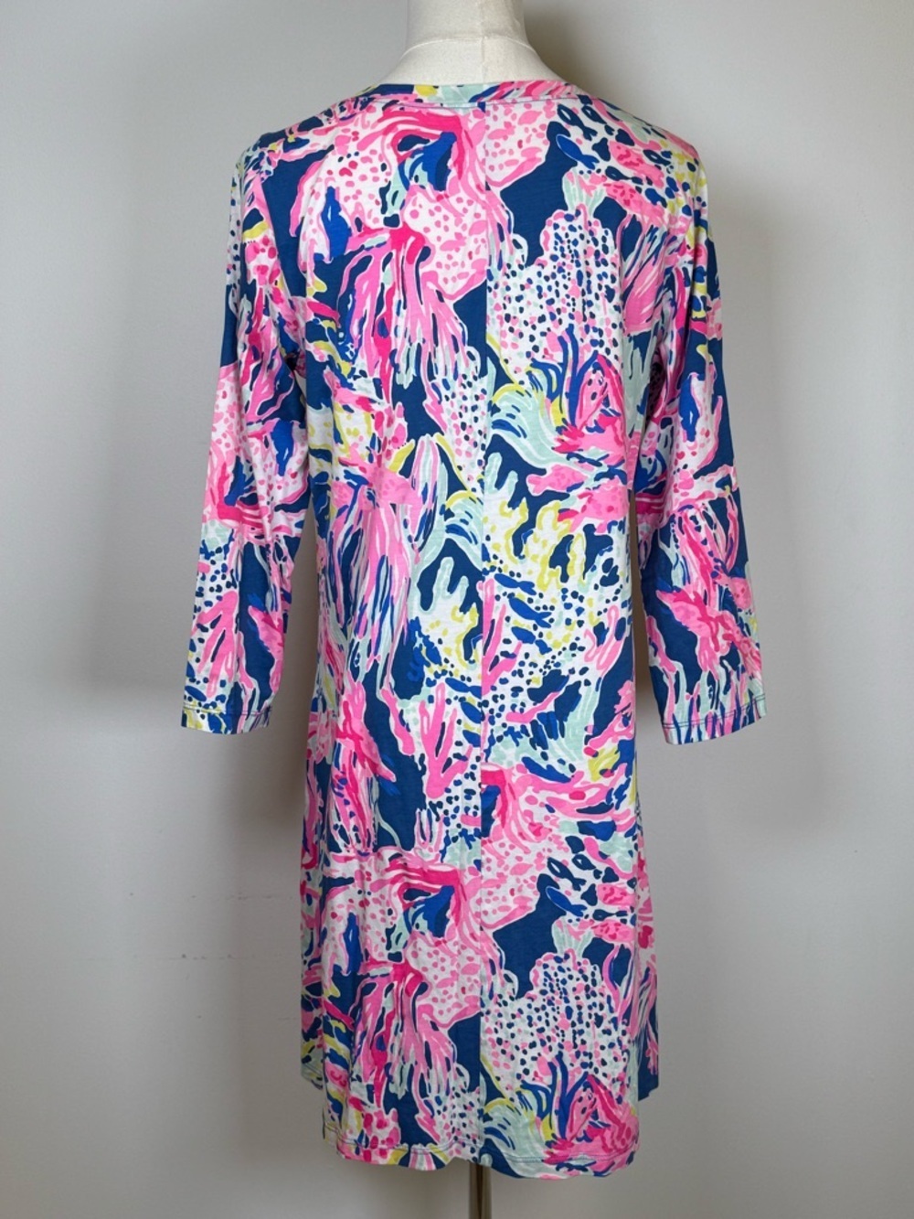 Lilly Pulitzer Banyan T-Shirt Dress ‘Sunken Treasure’ Print Women’s Size Medium - Picture 6 of 8